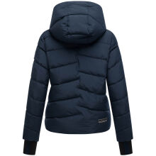 Marikoo Yukanii Damen Winterjacke Steppjacke kurz Navy-Größe S - Gr. 36
