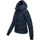 Marikoo Yukanii Damen Winterjacke Steppjacke kurz Navy-Größe L - Gr. 40