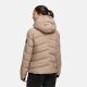 Marikoo Yukanii Damen Winterjacke Steppjacke kurz Taupe Grey-Größe M - Gr. 38