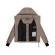 Marikoo Yukanii Damen Winterjacke Steppjacke kurz Taupe Grey-Größe M - Gr. 38