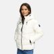 Marikoo Yukanii Damen Winterjacke Steppjacke kurz Offwhite-Größe S - Gr. 36