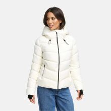 Marikoo Yukanii Damen Winterjacke Steppjacke kurz Offwhite-Größe M - Gr. 38
