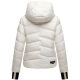 Marikoo Yukanii Damen Winterjacke Steppjacke kurz Offwhite-Größe L - Gr. 40