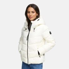 Marikoo Yukanii Damen Winterjacke Steppjacke kurz Offwhite-Größe XXL - Gr. 44