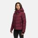 Marikoo Yukanii Damen Winterjacke Steppjacke kurz Wine-Größe L - Gr. 40