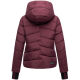 Marikoo Yukanii Damen Winterjacke Steppjacke kurz Wine-Größe XL - Gr. 42