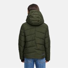 Marikoo Yukanii Damen Winterjacke Steppjacke kurz Dark Olive-Größe L - Gr. 40