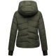 Marikoo Yukanii Damen Winterjacke Steppjacke kurz Dark Olive-Größe XL - Gr. 42