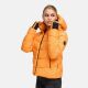 Marikoo Yukanii Damen Winterjacke Steppjacke kurz Orange-Größe XS - Gr. 34