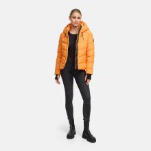 Marikoo Yukanii Damen Winterjacke Steppjacke kurz Orange-Größe S - Gr. 36