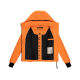 Marikoo Yukanii Damen Winterjacke Steppjacke kurz Orange-Größe S - Gr. 36