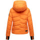Marikoo Yukanii Damen Winterjacke Steppjacke kurz Orange-Größe XL - Gr. 42