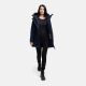 Navahoo Winterprinzessin Damen Herbst Winter Jacke Navy Größe S - Gr. 36