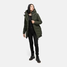 Navahoo Winterprinzessin Damen Herbst Winter Jacke Dark Olive Größe S - Gr. 36