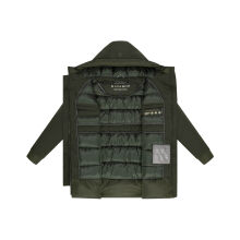 Navahoo Winterprinzessin Damen Herbst Winter Jacke Dark Olive Größe S - Gr. 36