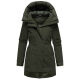 Navahoo Winterprinzessin Damen Herbst Winter Jacke Dark Olive Größe S - Gr. 36