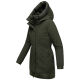 Navahoo Winterprinzessin Damen Herbst Winter Jacke Dark Olive Größe S - Gr. 36