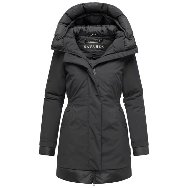 Navahoo Winterprinzessin Damen Herbst Winter Jacke Anthrazit Größe S - Gr. 36