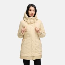 Navahoo Winterprinzessin Damen Herbst Winter Jacke Beige Größe S - Gr. 36