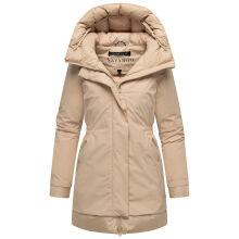 Navahoo Winterprinzessin Damen Herbst Winter Jacke Beige Größe S - Gr. 36