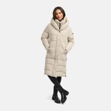 Navahoo Laubzauber Damen Winter Steppmantel Parka Bone S - Gr. 36