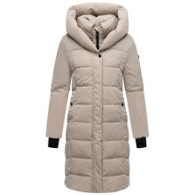 Navahoo Laubzauber Damen Winter Steppmantel Parka Bone S - Gr. 36