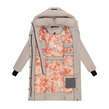 Navahoo Laubzauber Damen Winter Steppmantel Parka Bone S - Gr. 36