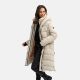 Navahoo Laubzauber Damen Winter Steppmantel Parka Bone S - Gr. 36