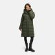 Navahoo Laubzauber Damen Winter Steppmantel Parka DarkOlive XS - Gr. 34