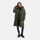 Navahoo Laubzauber Damen Winter Steppmantel Parka DarkOlive XS - Gr. 34
