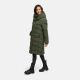 Navahoo Laubzauber Damen Winter Steppmantel Parka DarkOlive XS - Gr. 34
