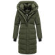 Navahoo Laubzauber Damen Winter Steppmantel Parka DarkOlive XS - Gr. 34