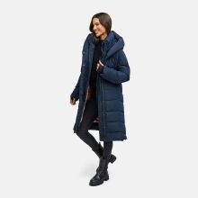 Navahoo Laubzauber Damen Winter Steppmantel Parka Navy XS - Gr. 34