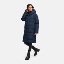 Navahoo Laubzauber Damen Winter Steppmantel Parka Navy XS - Gr. 34
