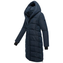 Navahoo Laubzauber Damen Winter Steppmantel Parka Navy XS - Gr. 34