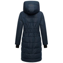 Navahoo Laubzauber Damen Winter Steppmantel Parka Navy XS - Gr. 34