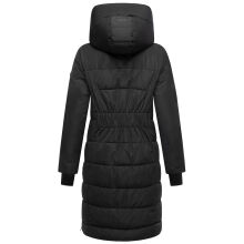 Navahoo Laubzauber Damen Winter Steppmantel Parka Schwarz XS - Gr. 34