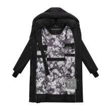Navahoo Laubzauber Damen Winter Steppmantel Parka Schwarz XS - Gr. 34