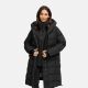 Navahoo Laubzauber Damen Winter Steppmantel Parka Schwarz XS - Gr. 34