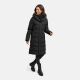 Navahoo Laubzauber Damen Winter Steppmantel Parka Schwarz XS - Gr. 34