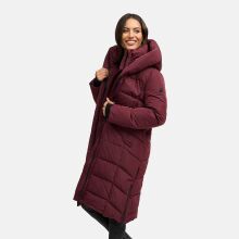 Navahoo Laubzauber Damen Winter Steppmantel Parka Wine XS - Gr. 34