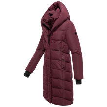 Navahoo Laubzauber Damen Winter Steppmantel Parka Wine XS - Gr. 34