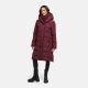 Navahoo Laubzauber Damen Winter Steppmantel Parka Wine XS - Gr. 34
