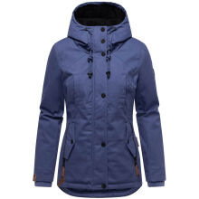 Marikoo Bikoo Damen Herbst Winter Jacke Blue Violet - Schwarz Größe XS - Gr. 34