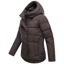 Marikoo Elira Damen Winter Steppjacke Choco Größe XXXL - Gr. 46