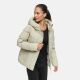Marikoo Elira Damen Winter Steppjacke Pebble Grey Größe M - Gr. 38