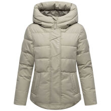 Marikoo Elira Damen Winter Steppjacke Pebble Grey Größe S - Gr. 36