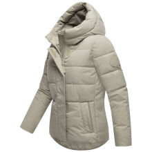 Marikoo Elira Damen Winter Steppjacke Pebble Grey Größe XL - Gr. 42