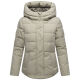 Marikoo Elira Damen Winter Steppjacke Pebble Grey Größe XXL - Gr. 44