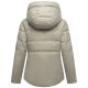 Marikoo Elira Damen Winter Steppjacke Pebble Grey Größe XXL - Gr. 44